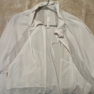 Lululemon white windbreaker